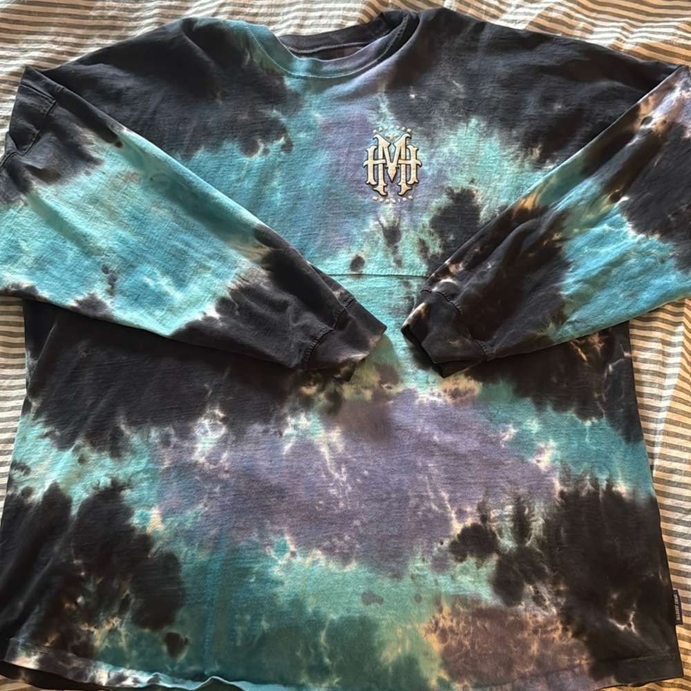 EUC Disney Parks Tie-Dye Haunted Mansion Spirit Jersey
